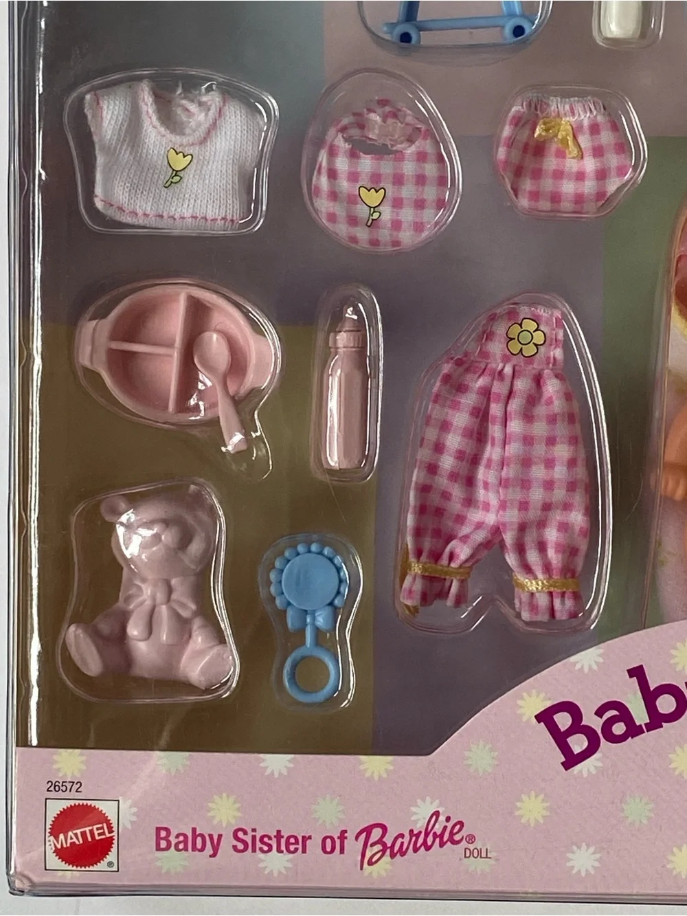 Vintage 1999 Mattel Krissy Baby Layette Baby Sister of Barbie New in Box